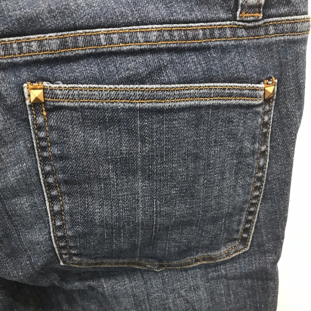 Tory Burch Studded Skinny Jeans 27 blue gold - Picture 8 of 11